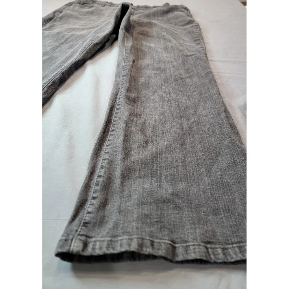 Style & Co Women’s Gray Bootcut Jeans Size 18W Petite Tummy Control Stretch